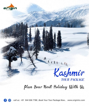 Kashmir tour packages with Origin tours.